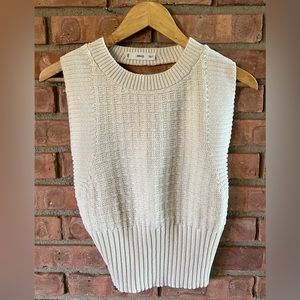 NWOT Mango Open-Back Sweater | Knit Vest | Tank
